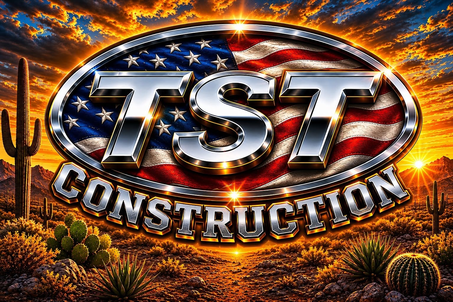 TST Construction team on site